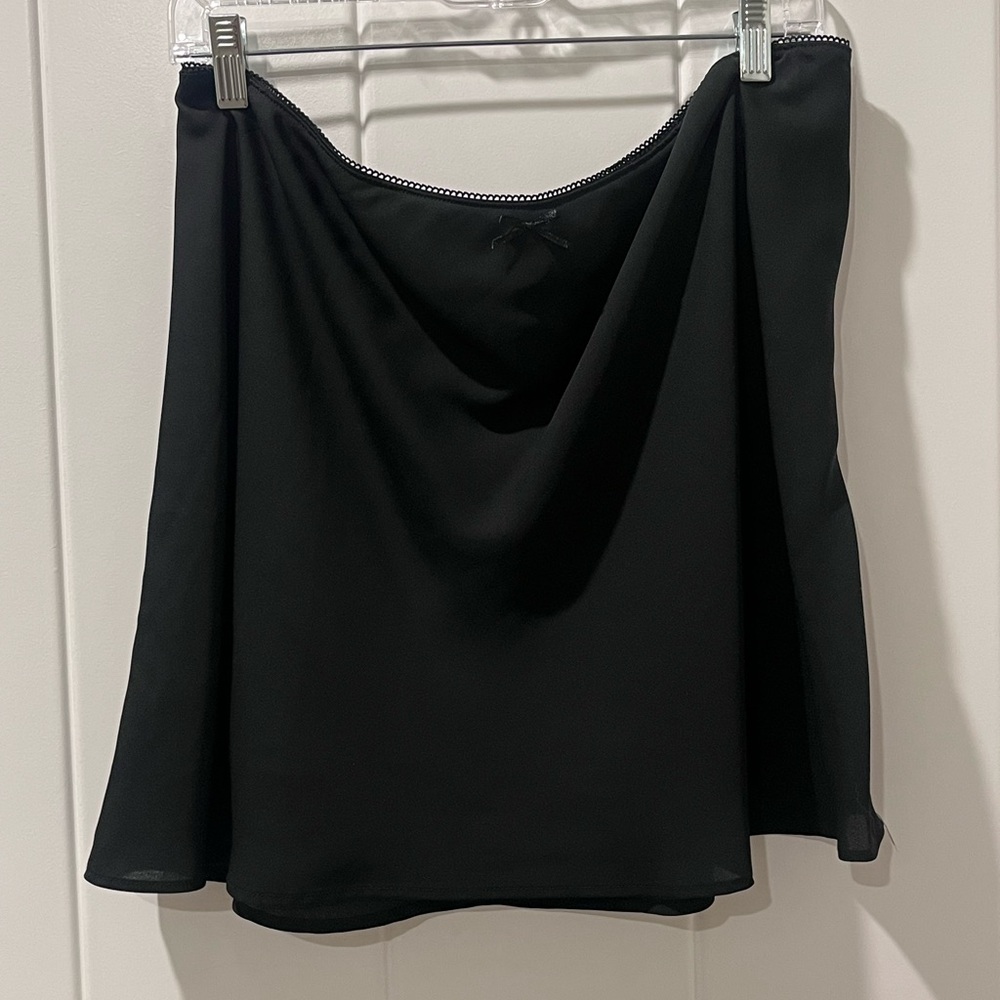 Wild Fable Black Bow Mini Skirt